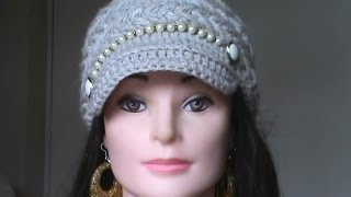 GORRA TRENZADA A CROCHET parte 1 [upl. by Aramoiz]