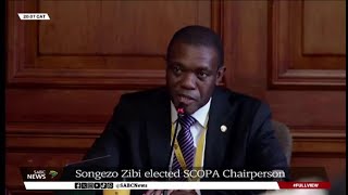 Songezo Zibi elected as new SCOPA chairperson [upl. by Dnomyar]