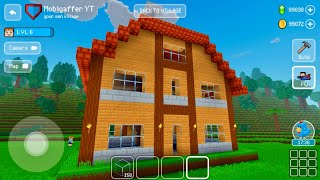 Block Craft 3D Crafting Game 3998  Simple House 🏠 [upl. by Nawtna]