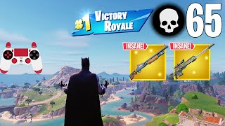 65 Elimination Solo Vs Squads Gameplay Wins Fortnite Chapter 5 PS4 Controller [upl. by Oab]