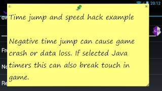 Speed hack and time jump  GameGuardian [upl. by Eatnoled]