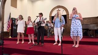 Carroll family singing at First Christian Church  Southern Gospel Hymn Melody [upl. by Elcin339]