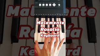 Malamente  Rosalía music keyboard rosalia shorts [upl. by Nilecoj]