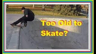 58 Year Old Skater checking out the Greeley Skatepark [upl. by Obnukotalo776]