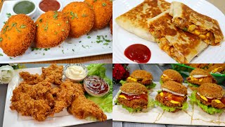 Top 4 Chicken Snack Recipe by Tasty Food With Maria  Winter Special Chicken Snack Recipe [upl. by Dnalrag]