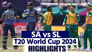 Sri Lanka Vs South Africa T20 World Cup 2024 Match Highlights SL Vs SA 2024 Highlights [upl. by Jarv]