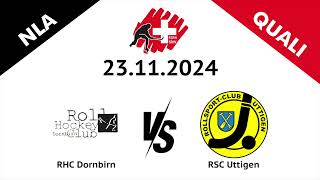 Highlights Rollhockey NLA  RHC Dornbirn vs RSC Uttigen [upl. by Harte647]