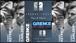 GRENKE Chess Classic and Open 2024 Round 9 Magnus Carlsen Vs Vincent Keymer [upl. by Latisha]