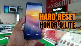 Hard reset Honor 9 Lite Remove Pattern Lock [upl. by Aitnas354]