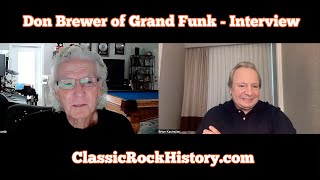 Don Brewer Interview With Brian Kachejian Of ClassicRockHistorycom [upl. by Anitreb805]