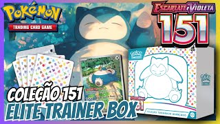 Elite Trainer Box Coleção 151 Coleção Treinador Avançado [upl. by Haskell777]