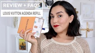 Louis Vuitton 2019 Agenda Refill  FAQS [upl. by Raymond]