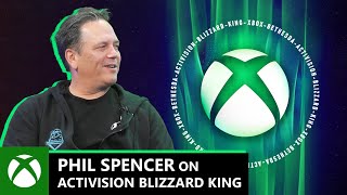 Phil Spencer on Activision Blizzard King  Xbox  Official Xbox Podcast [upl. by Kiah]