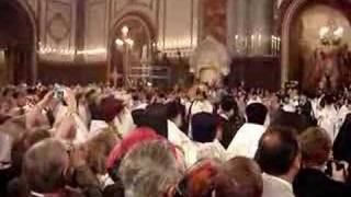 Entry of Patriarch Alexei at Reunion Ceremony of Russian Church [upl. by Essam289]