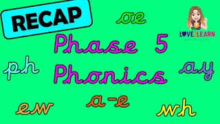 Phonics Phase 5 Recap of sounds with Miss Ellis 💚 [upl. by Aneelak]