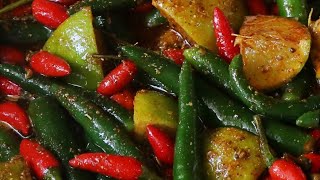 Spicy Bird eye chilli recipe  Red Chilly Pickle  Easy and Simple Chilli Pickle recipe [upl. by Eteragram237]