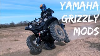 Yamaha Grizzly SE XTR  Mods Owner Review Ride [upl. by Fredenburg]