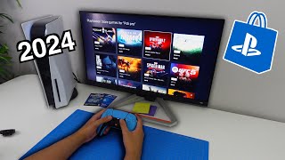 This is What the PS Store looks like on PS5 Pro Launch Day 2024 [upl. by Magdala80]