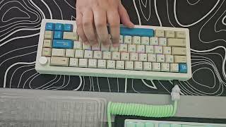 GMK67  Gateron Milky Yellow Pro Switches Sound Test [upl. by Anitnerolf]