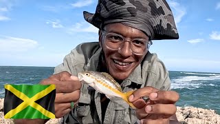 Epic Catch And Cook HELLSHIRE BEACH JAMAICA 🇯🇲 [upl. by Celtic]