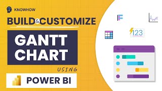 How to Create a Custom Visual Gantt Chart in Power BI  StepbyStep Guide [upl. by Ddart]