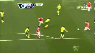 Arsenal Vs Norwich City Jack Wilsheres Amazing Goal 19 10 2013 [upl. by Japha]