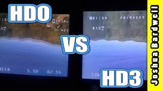 Fatshark HDO vs HD3 InGoggle Simultaneous View [upl. by Orlina403]