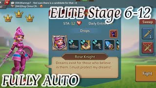 Lords Mobile Elite 612  STAGE 612 Fully Auto 4K 60fps [upl. by Claribel]