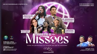 2° Dia do Congresso de Missões  AO VIVO [upl. by Yrrat]