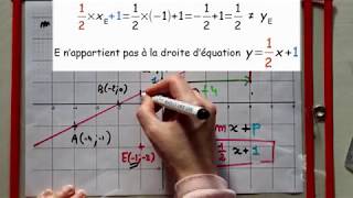 2nde  Équations réduites de droites  Le cours complet [upl. by Neik244]