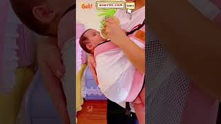 Struggling with Tired Arms from Carrying Your Baby Try the Ring Sling Baby Carrier Baby [upl. by Adnofal]