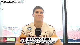 2024 FCS National Championship Braxton Hill Montana Linebacker  The Bluebloods [upl. by Tennos]