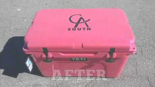 Custom Painted Yeti Cooler by Voyles Performance [upl. by Ynamrej988]