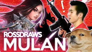 RossDraws Epic MULAN Disney [upl. by Daahsar]