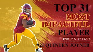 Quinten Joyners Breakout Season 🔥 USCs 21 Impact Player for 2024 [upl. by Grannia578]