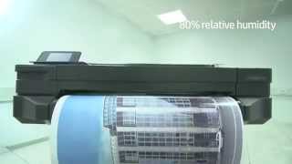 HP Designjet T520 ePrinter Durability Test [upl. by Enimasaj]