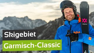 Skigebiet GarmischClassic Skifahren auf Alpspitze Hausberg amp Kreuzeck [upl. by Anihpesoj]