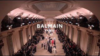 Balmain Fall Winter 2024 Womens Show [upl. by Halimaj]