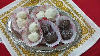 Homemade Bounty Balls Recipe By Cooking With Gulnaz Khan [upl. by Creedon]