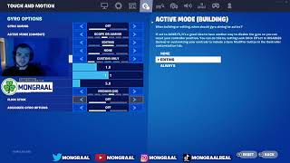 Mongraal SHOWS HIS NEW OG FORTNITE SETTINGS [upl. by Mert]