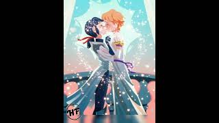 Adrien y Marinette Érase una vez Espejito Espejito miraculous ladybug adrinette [upl. by Cirdek]