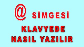 Et İşareti Nasıl Yapılır Klavyede et işareti yazmak [upl. by Aleacem573]