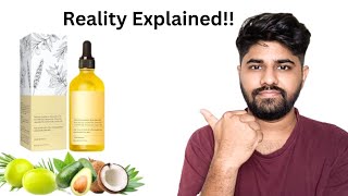 Veganic growth hair oil Detailed Amazon Review [upl. by Alderson]