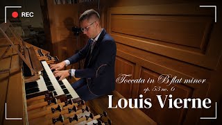 Louis Vierne Toccata in B flat minor op 56 no 6 Jakub Choros [upl. by Uria]