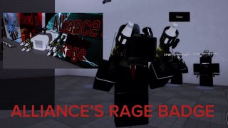 How to get ALLIANCES RAGE BADGE in SKIBIDI TOILET ROLEPLAY Roblox [upl. by Marinelli]