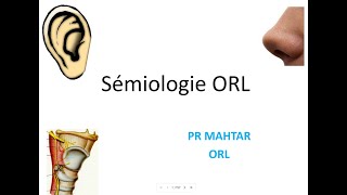 Semiologie ORL  Examen Otologique FMPC [upl. by Barncard]