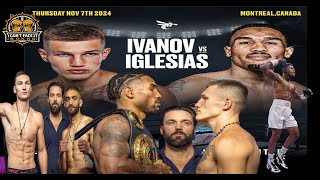 LIVE OSLEYS IGLESIAS VS PETRO IVANOV ON ESPN  7 PM ET [upl. by Ahsiuq]