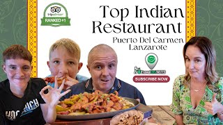 We try Trip Advisors 1 Indian Restaurant in Puerto Del Carmen Lanzarote [upl. by Sadirah699]