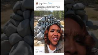 Can you see what’s in the stones Dont ruin it 🤭 opticalillusion brainteaser reactionvids [upl. by Llebiram]