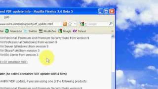 How to Update Avira Antivirus Manually 2010 [upl. by Decima]